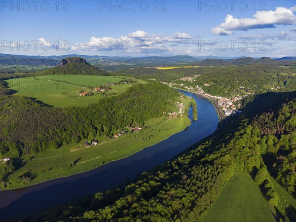 Lilienstein in the Elbe Arch in Saxon Switzerland