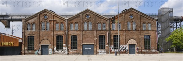 Phoenix des Lumières, art exhibition in the former industrial hall, Phoenix-West, Hörde, Dortmund,