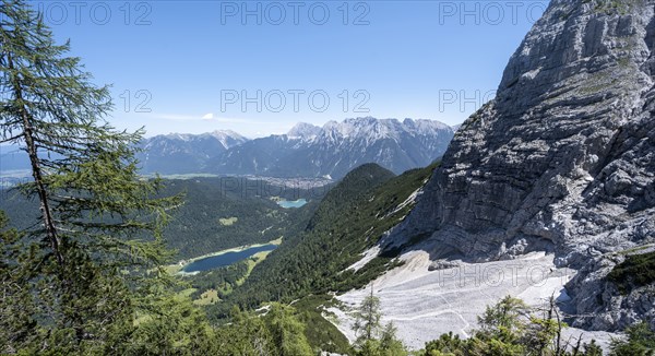 Ferchensee and Lautersee, Karwendel, Bavaria, Germany, Europe