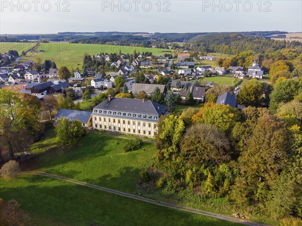 Leubnitz Castle is an unfortified residential castle built in 1794 in the district of Leubnitz in