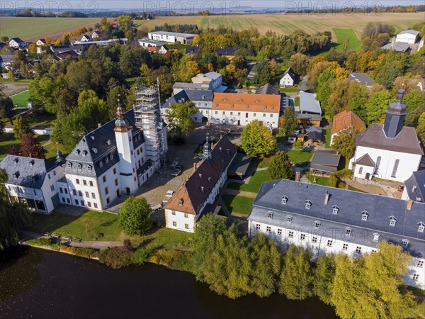 Blankenhain Castle in Blankenhain near Crimmitschau was once part of a knight's estate and,
