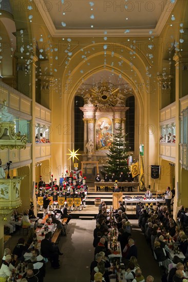 Club night shift in Freiberg at the Nikolaikirche concert and conference hall