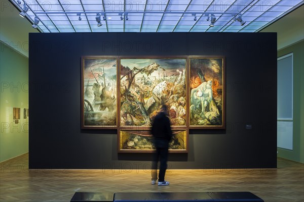 Otto Dix.The War - The Dresden Triptych Exhibition at the Albertinum