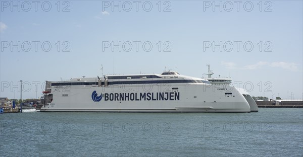 The Bornholm line's ferry Express 5 is the world's largest catamaran ferry and operates the line