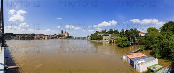 High water in Meissen at its peak