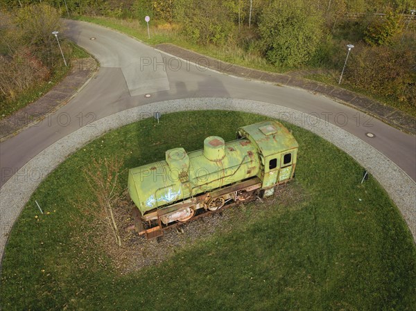 The briquette factory is a piece of the region's industrial history. Coal from the open-cast mine