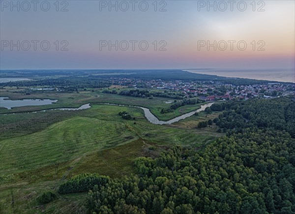 Evening atmosphere at the Slowinski National Park, Slowinski Park Narodowy, on the Baltic coast in