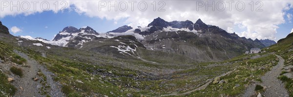 Silvretta main ridge and the