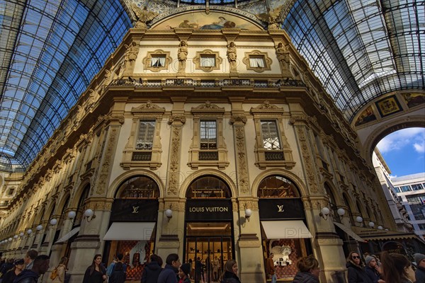 Galleria Vittorio Emanuele II in Milan, Italy's oldest shopping mall