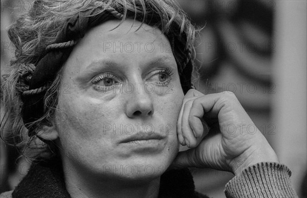 Germany, Berlin, 15.02.1991, discussion round Experience with Censorship, at Haus Drama in