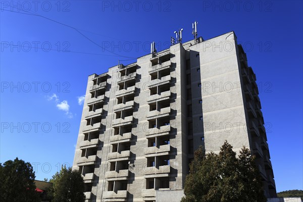Wallachia, Iron Tor Tor nature park Park, high-rise building in the town of Orsova, Romania, Europe