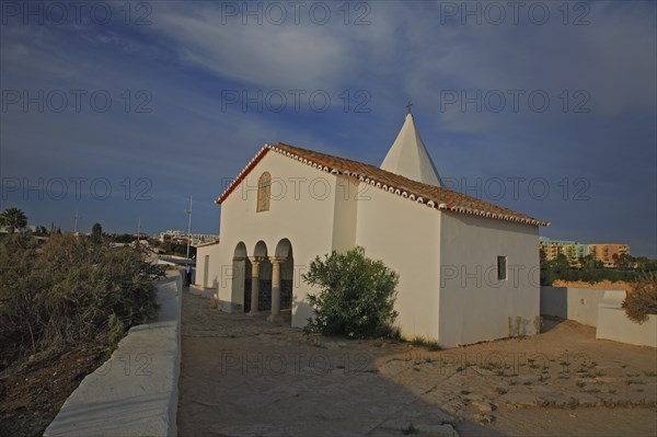 Chapel of Senhora da Rocha, Lady of the Rock, near Lagoa Carvoeiro, Algarve, Portugal, Europe