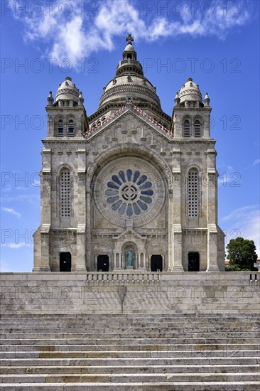 Sanctuary of the Sacred Heart of Jesus, Santa Lucia Church, Viana do Castelo, Minho, Portugal,