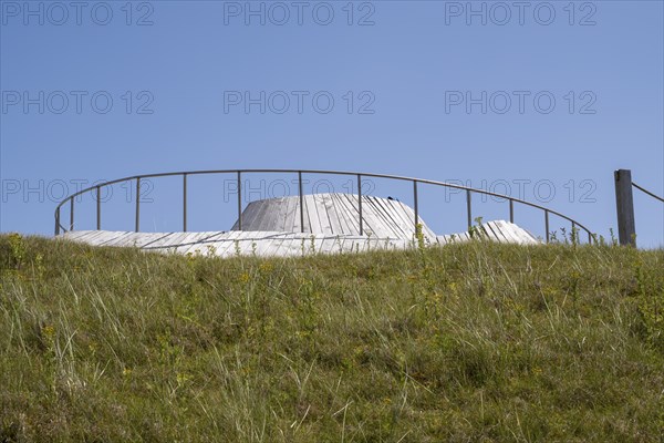 Viewpoint on the dune, Lower Saxony Wadden Sea National Park, Norderney, East Frisian Island, East