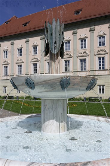 Kogelnik Fountain, Landhaus Park, Innere Stadt, Klagenfurt, Carinthia, Austria, Europe