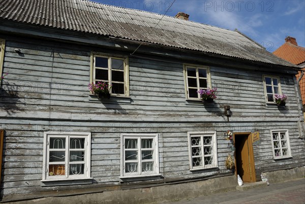Residential building in the old town centre of Ventspils, Latvia, Europe