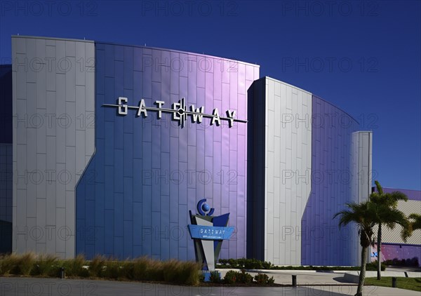 Gateway Building in Kennedy Space Center, Florida, USA. Gateway Building im Kennedy Space Center,