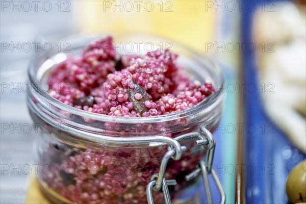 Quinoa salad with beetroot and chia seeds