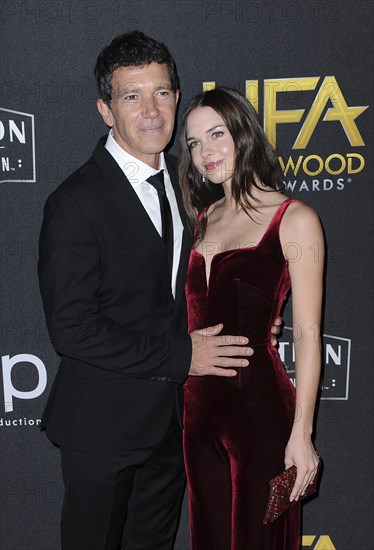 Antonio Banderas and Stella Banderas at the 23rd Annual Hollywood Film Awards held at the Beverly