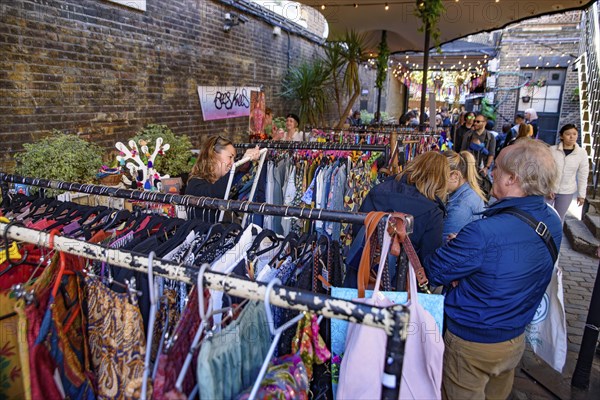 Brick Lane Sunday Market in London, United Kingdom, Europe