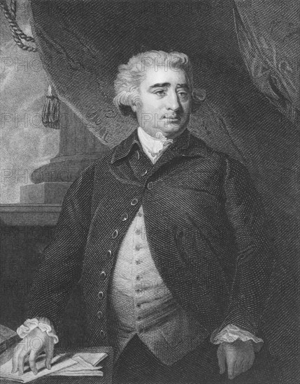 Charles James Fox (1749-1806) on engraving from the 1800s. Prominent British Whig statesman.