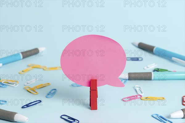 Colorful Office Supplies, Bright Workplace Stuff, Workshop Materials