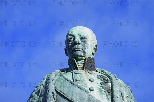 Karl Friedrich Monument on the Schlossplatz in Karlsruhe
