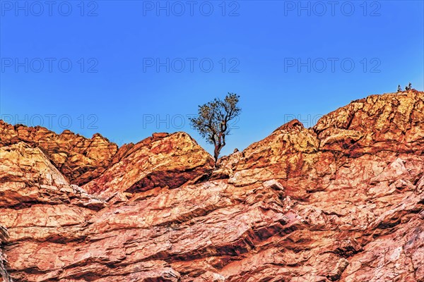 Simpsons Gap in the West MacDonnell Ranges National Park in the Northern Territory of Australia