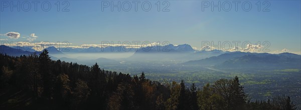 Panoramic view from the Pfänder into the Rhine Valley