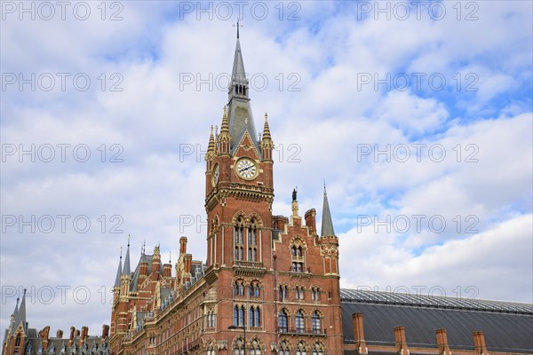 St Pancras railway station in London, United Kingdom, Europe