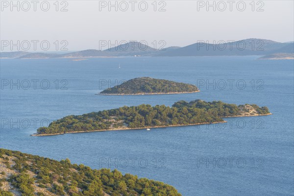 Kornati National Park Croatia on sunset