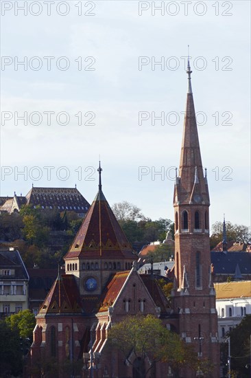 Reformed church on Szilágyi Dezs? square in Budapest