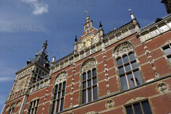 Centraal Station in Amsterdam, Holland