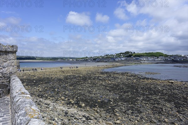 Causeway, St Michaels Mount, Marazion, England, UK