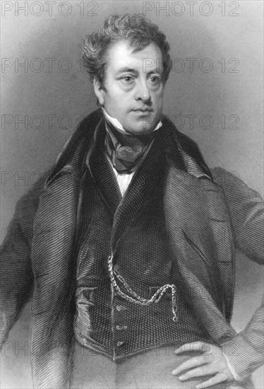 Frederick Pollock, 1st Baronet (1783-1870) on engraving from 1836. British lawyer and Tory