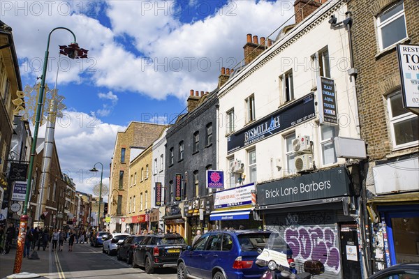 Brick Lane Sunday Market in London, United Kingdom, Europe