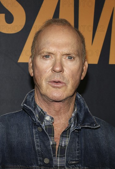 Michael Keaton at the Los Angeles premiere of 'Knox Goes Away' held at the Academy Museum of Motion