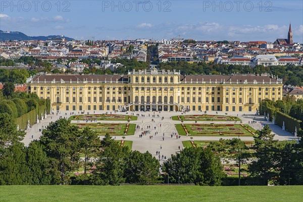 Schönbrunn Palace in Vienna, Austria, Europe