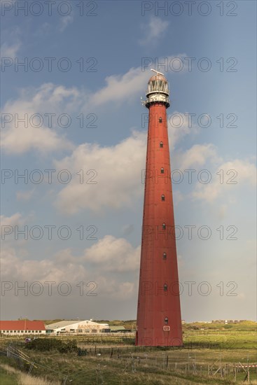 Den Helder, the Netherlands. September 2021. The lighthouse Lange Jaap in Huisduinen, Den Helder.