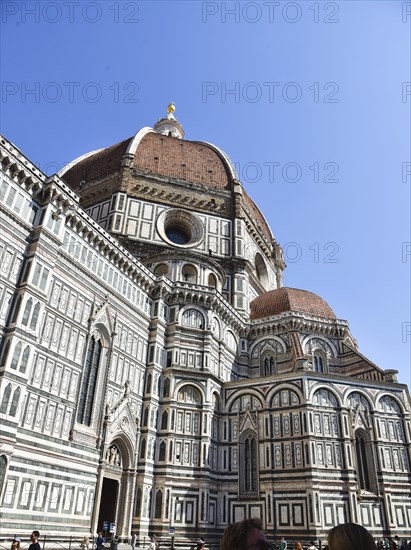 Florence, Italy. September 18, 2023. View of Florence Cathedral (Cattedrale di Santa Maria del