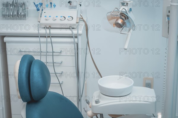 Dental surgery and surgical instruments in dental clinic