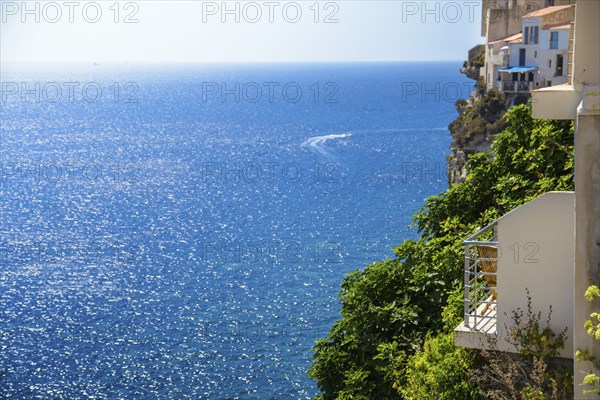 Terrace with view on the sea, Bonifacio, Corsica