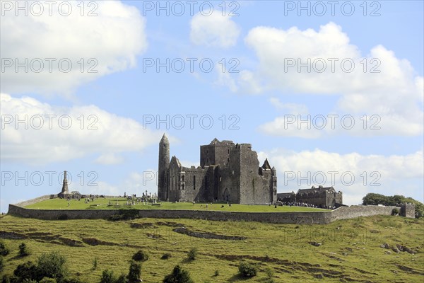The Rock of Cashel on a sunny day. County Tipperary, Ireland, Europe