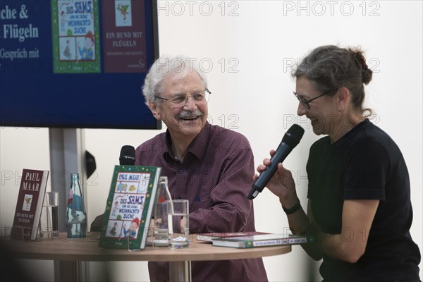 FRANKFURT AM MAIN, Germany, October 22 2022: Paul Maar (*1937, German novelist, playwriter,