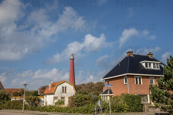 Den Helder, the Netherlands. September 2021. The lighthouse Lange Jaap in Huisduinen, Den Helder.