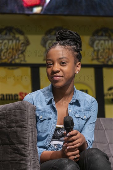 DORTMUND, GERMANY, December 7th 2019: Priah Ferguson (*2006, American actress, Stranger Things)