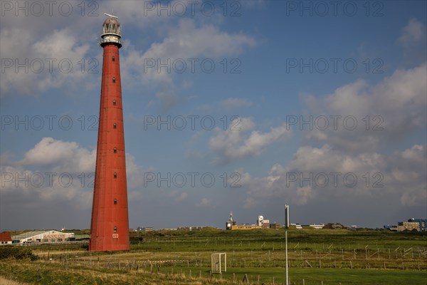 Den Helder, the Netherlands. September 2021. The lighthouse Lange Jaap in Huisduinen, Den Helder.