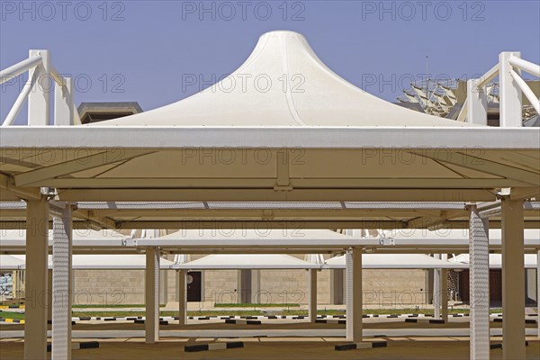 Architecture tent structure for shade in Kuwait
