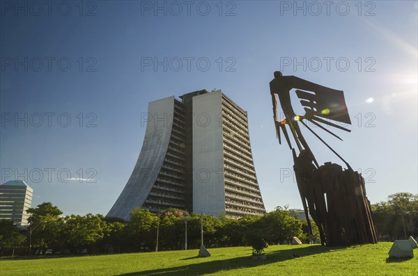 Porto Alegre, Rio Grande do Sul, Brazil, March 29, 2021: Beautiful photograph of the square of the