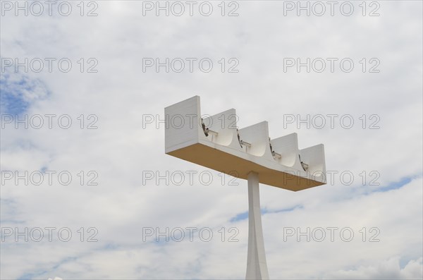 Brasília, Distrito Federal, Brazil, October 25 -2014: Metropolitan Cathedral of Brasilia, work of